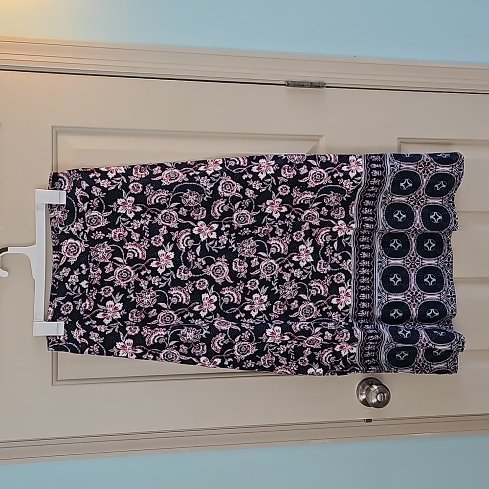 Talbots floral maxi skirt